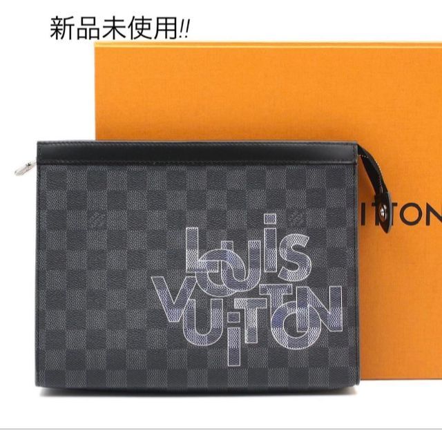 LOUIS VUITTON - Y1339 新品!! ルイヴィトン ダミエ グラフィット クラッチバッグ