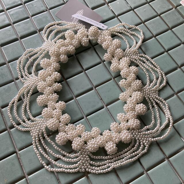 BEAMS(ビームス)のdesignsix pearl beads necklace  レディースのアクセサリー(ネックレス)の商品写真