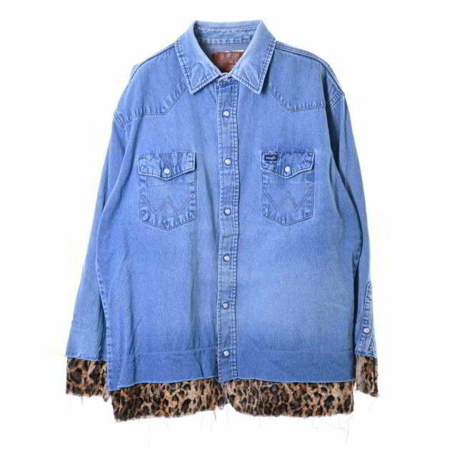 OLD PARK × The Letters リメイク ドッキング デニムシャツ 【楽天