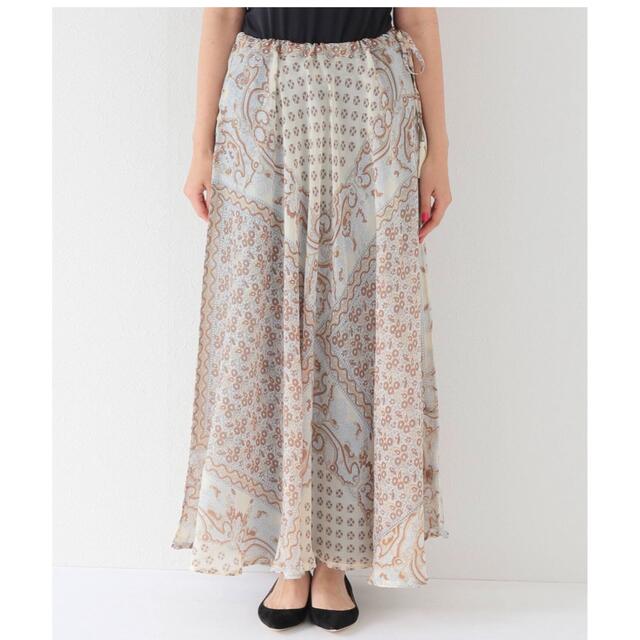 L'Appartement DEUXIEME CLASSE - 【BLUE BOHEME/ブルー ボヘム】Silk Long skirt