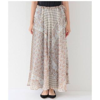 アパルトモンドゥーズィエムクラス(L'Appartement DEUXIEME CLASSE)の【BLUE BOHEME/ブルー ボヘム】Silk Long skirt(ロングスカート)