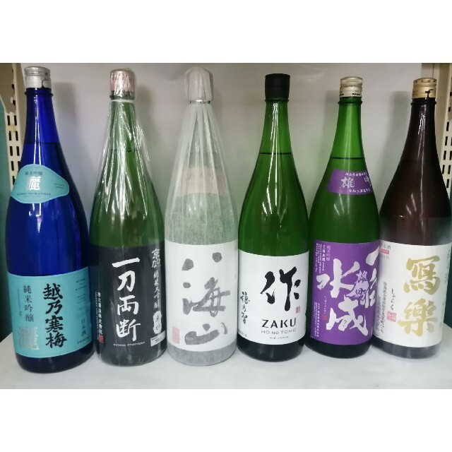 特撰銘酒一升瓶×6本   日本酒