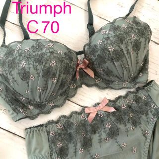 トリンプ(Triumph)のトリンプ　Triumph Ｃ70 ブラジャー　ショーツ　セットアップ　下着(ブラ&ショーツセット)