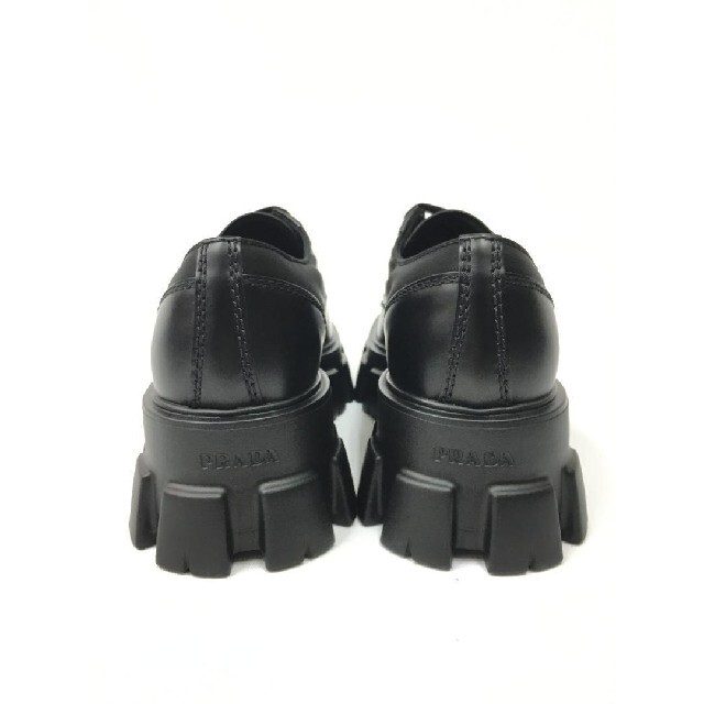 格安NEW】 PRADA - 新品 PRADA モノリス ブラッシュドレザー レース