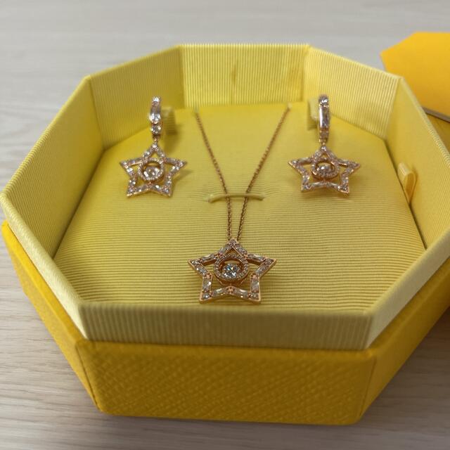 スワロフスキー stella ネックレス ピアス セット