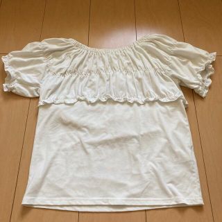 マジェスティックレゴン(MAJESTIC LEGON)のトップス ギャザー マジェスティックレゴン(カットソー(半袖/袖なし))