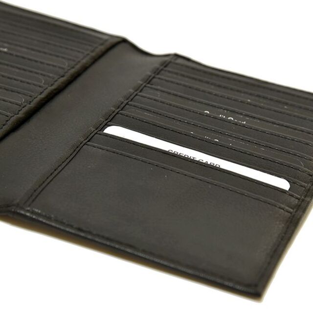 新品 本革 カードケース 薄型 レザー 未使用 ブラック メンズ 黒