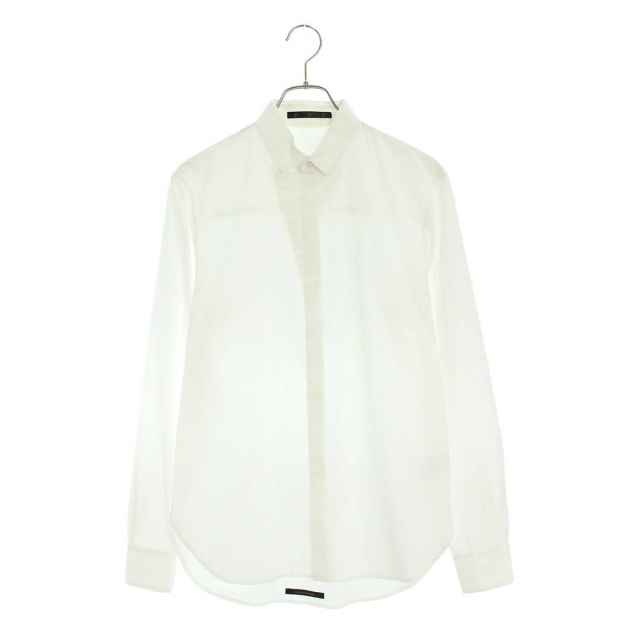 ato(アトウ)のアトウ 21AW untrimmed pleated shirts AM21C-S01 フロントプリーツ長袖シャツ メンズ 44 メンズのトップス(シャツ)の商品写真