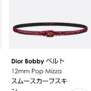 クリスチャンディオール(Christian Dior)の国内正規品店購入ディオールベルト７５cm2021(ベルト)