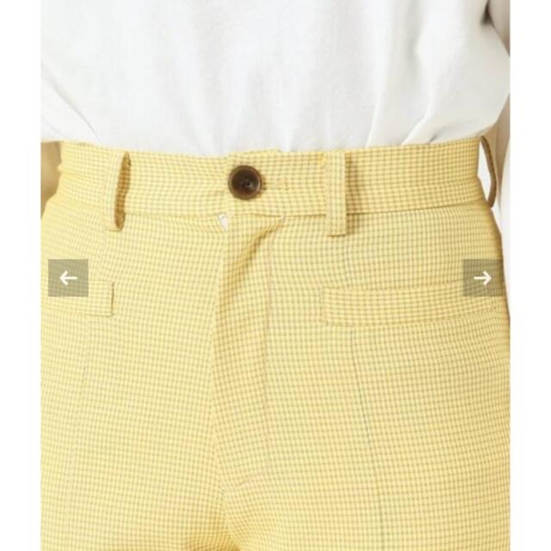 SLOBE IENA(スローブイエナ)のSLOBE citron.   カラーチェックフレアパンツ レディースのパンツ(カジュアルパンツ)の商品写真