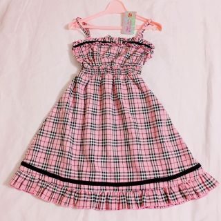 リズリサ(LIZ LISA)の新品 リズリサ チェック柄ワンピース(ミニワンピース)