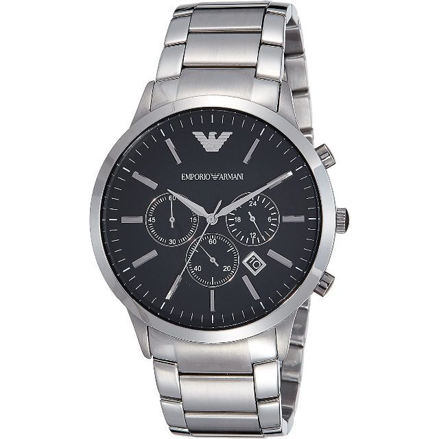 EMPORIO ARMANI Chronograph メタルベルトウォッチメンズ