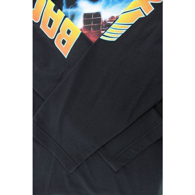 ブイティーエムエヌティーエス VTMNTS VL12TR400B / BACK TO THE FUTURE JERSEY HOODIE バックトゥザフューチャープリントパーカー メンズ M