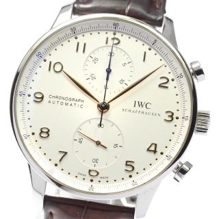 インターナショナルウォッチカンパニー(IWC)の【IWC SCHAFFHAUSEN】IWC ポルトギーゼ クロノグラフ IW371401 自動巻き メンズ_694915(腕時計(アナログ))