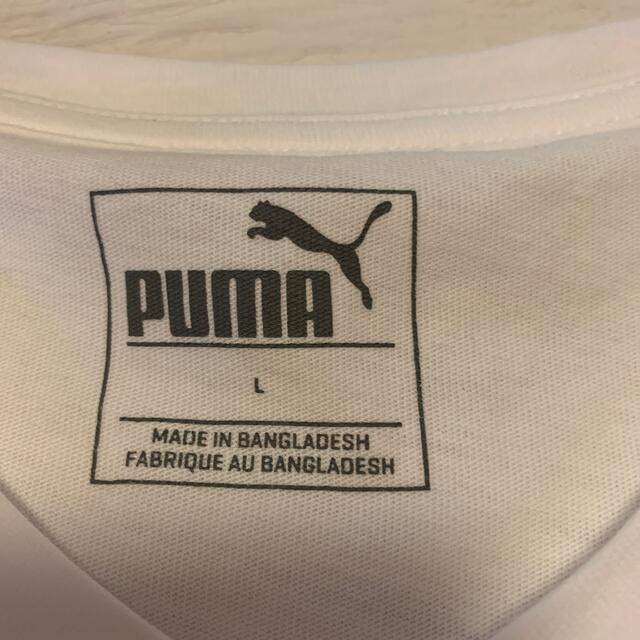 PUMA(プーマ)のプーマ　白Tシャツ スポーツ/アウトドアのトレーニング/エクササイズ(その他)の商品写真