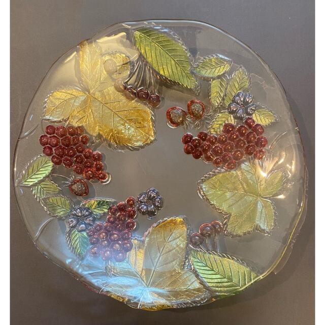 ガラス プレート 大皿 フルーツ 日本製 インテリア/住まい/日用品のキッチン/食器(食器)の商品写真