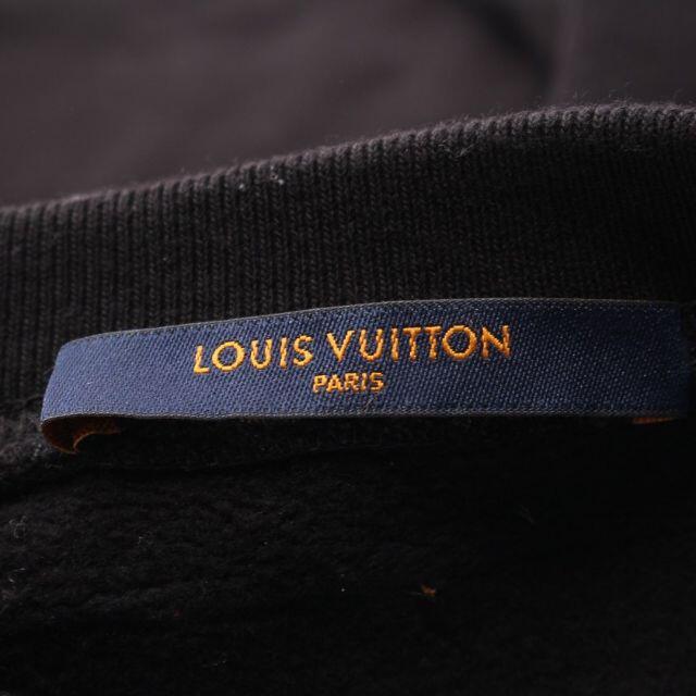 LOUIS VUITTON(ルイヴィトン)のルイヴィトン スウェットシャツ クルーネック 長袖 ブラック 裏起毛 メンズのトップス(その他)の商品写真