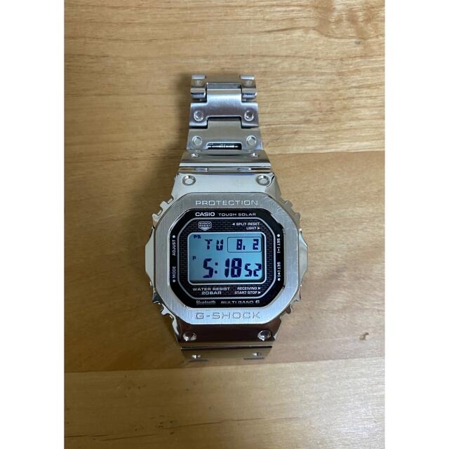 CASIO G-SHOCK GMW-B5000D-1JF フルメタルシルバー　2