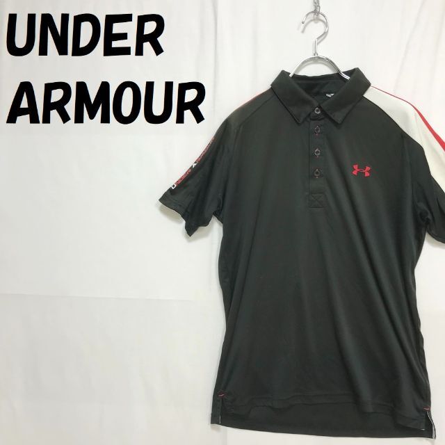 UNDER ARMOUR(アンダーアーマー)の【人気】アンダーアーマー 半袖シャツ スポーツウェア ロゴマーク  サイズLG メンズのトップス(シャツ)の商品写真