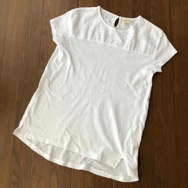 ZARA KIDS(ザラキッズ)のZARA girls ザラキッズ 半袖カットソー Tシャツ 切替 152cm キッズ/ベビー/マタニティのキッズ服女の子用(90cm~)(Tシャツ/カットソー)の商品写真