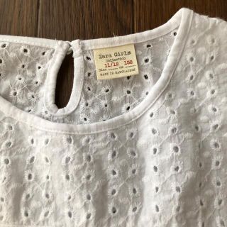 ザラキッズ(ZARA KIDS)のZARA girls ザラキッズ 半袖カットソー Tシャツ 切替 152cm(Tシャツ/カットソー)