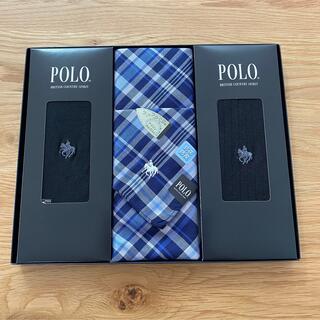 ポロクラブ(Polo Club)のPOLO ハンカチ・靴下セット【贈答品】(ソックス)