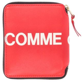 コムデギャルソン(COMME des GARCONS)のコムデギャルソン SA2100HL HUGE LOGO ロゴプリントラウンドジップウォレット財布 メンズ(財布)