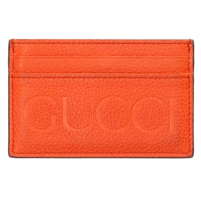 Gucci(グッチ)のグッチ 658694 ロゴレザーカードケース メンズ メンズのファッション小物(名刺入れ/定期入れ)の商品写真
