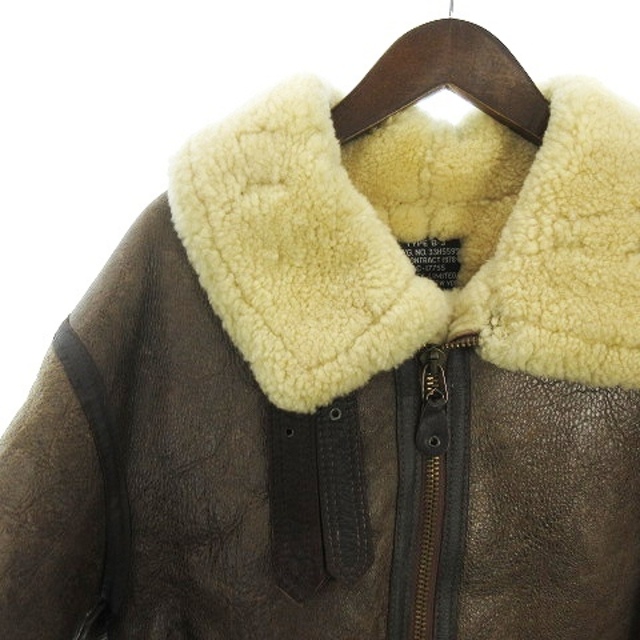 安い正規品 AVIREX - アヴィレックス B-3 ムートンジャケット レザー