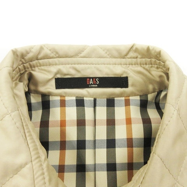 DAKS - ダックス キルティングジャケット ショートコート ベージュ 38