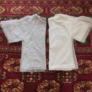 サンタモニカ(Santa Monica)のused チュール付tシャツ(Tシャツ(半袖/袖なし))