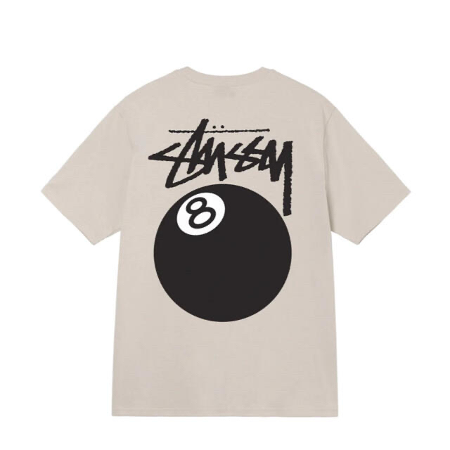 STUSSY 8 BALL TEE SMOKE【新品・未使用】