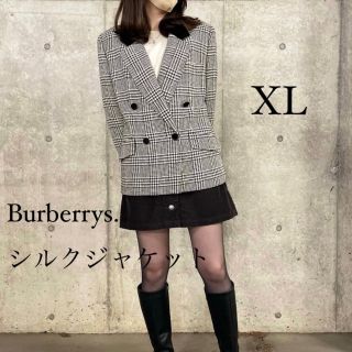 BURBERRY - 美品☆Burberrys ダブル ジャケット 15号 XL 千鳥格子