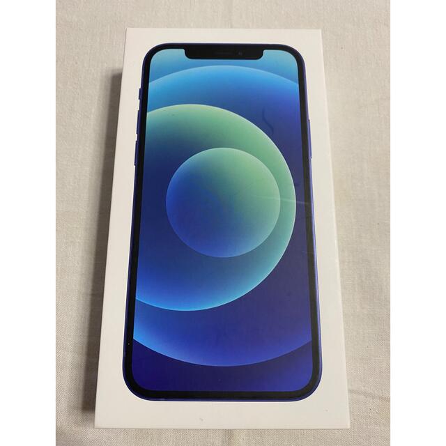 低価格 iPhone 未使用 新品同様 SIMフリー ブルー 64GB iPhone12