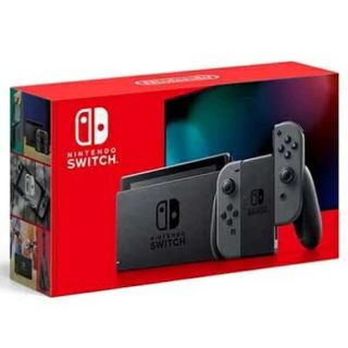 ニンテンドウ(任天堂)のNintendo Switch 本体 Joy-Con(L)/(R) グレー(家庭用ゲーム機本体)