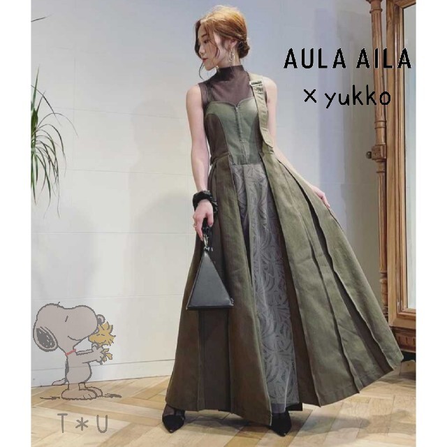 AULA AILA×yukko レースコンビネーションジャンパースカート