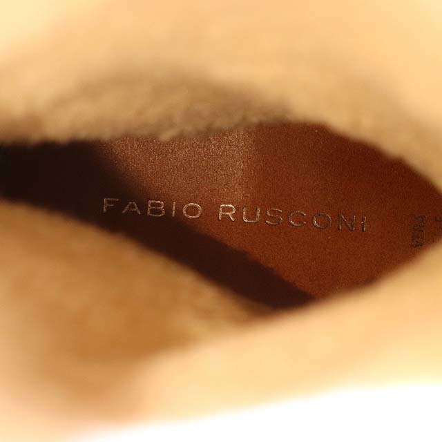 FABIO RUSCONI(ファビオルスコーニ)のファビオルスコーニ ウェスタンブーツ ローヒール 35 22.5cm 茶 レディースの靴/シューズ(ブーツ)の商品写真