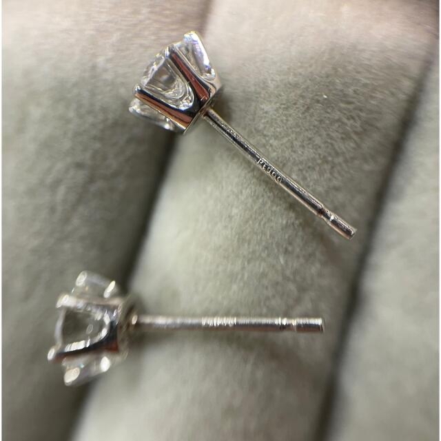 1.125ct 一粒ダイヤピアス Pt900 鑑定書付 morowaliutarakab.go.id