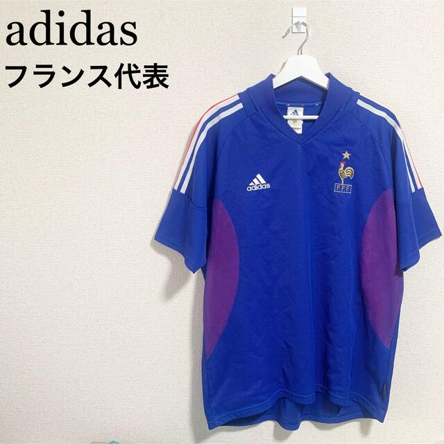 adidas - 2002 フランス代表 ユニフォーム adidas ホーム 青の通販 by ...