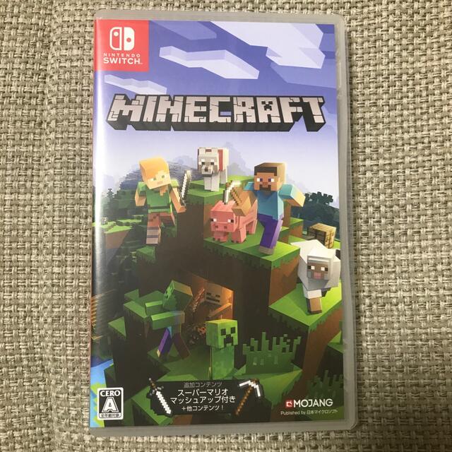 Nintendo Switch(ニンテンドースイッチ)のMinecraft Switch  中古　美品 エンタメ/ホビーのゲームソフト/ゲーム機本体(家庭用ゲームソフト)の商品写真