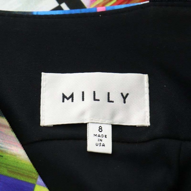 Milly(ミリー)のミリー キャミソールワンピース フレアワンピース ひざ丈 ノースリーブ 8 L レディースのワンピース(ひざ丈ワンピース)の商品写真