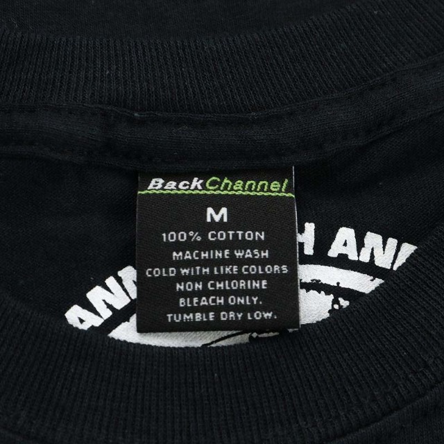 Back Channel(バックチャンネル)のバックチャンネル Tシャツ カットソー 半袖 クルーネック ロゴ イラスト M メンズのトップス(Tシャツ/カットソー(半袖/袖なし))の商品写真