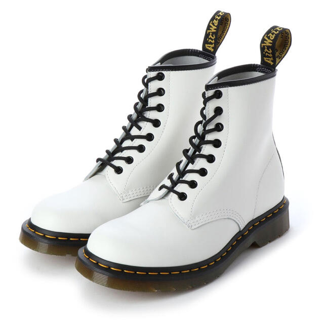 【人気】ドクターマーチン Dr.Martens 8ホール ブーツ 白 26.0㎝