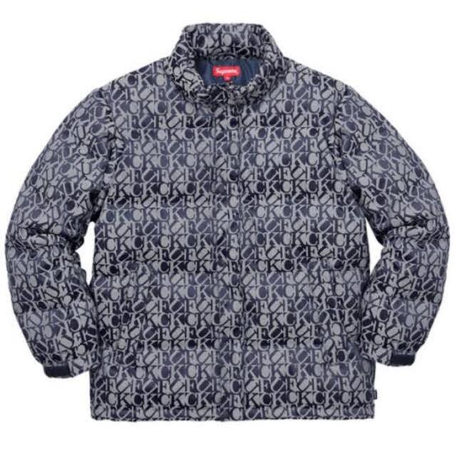 Supreme Fuck Jacquard Puffy Jacket - ダウンジャケット