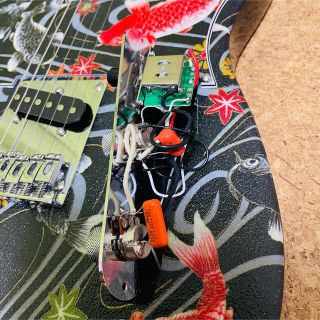 美品＆一点物】Custom TeleCaster テレキャスター 錦鯉 和柄-