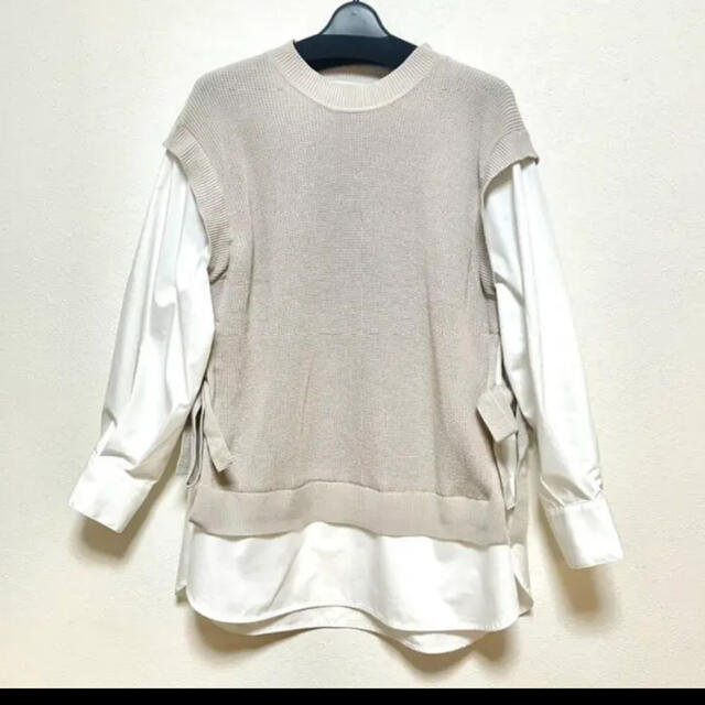 Sebo様専用180♡anyFAM レイヤード カットソー 長袖 とろみ素材 M-