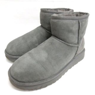 アグ(UGG)のアグ UGG クラシックミニ2 ショート ムートンブーツ 24cm グレー(ブーツ)