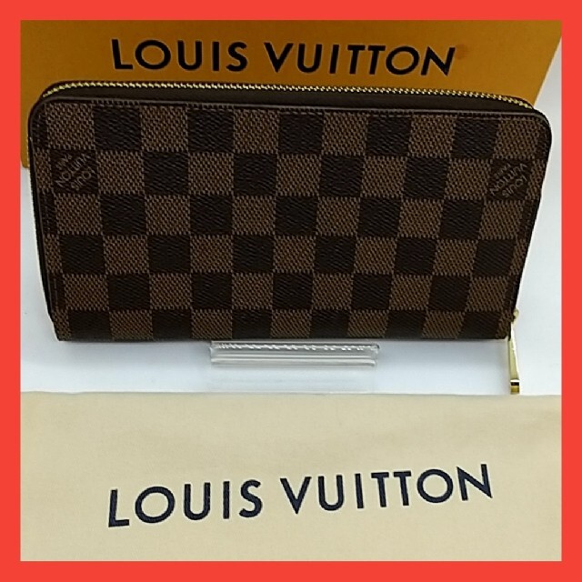 LOUIS VUITTON ルイヴィトン ダミエ 長財布 レザー