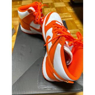 ナイキ(NIKE)のNIKE DUNK HI RETRO Orange Blaze(スニーカー)