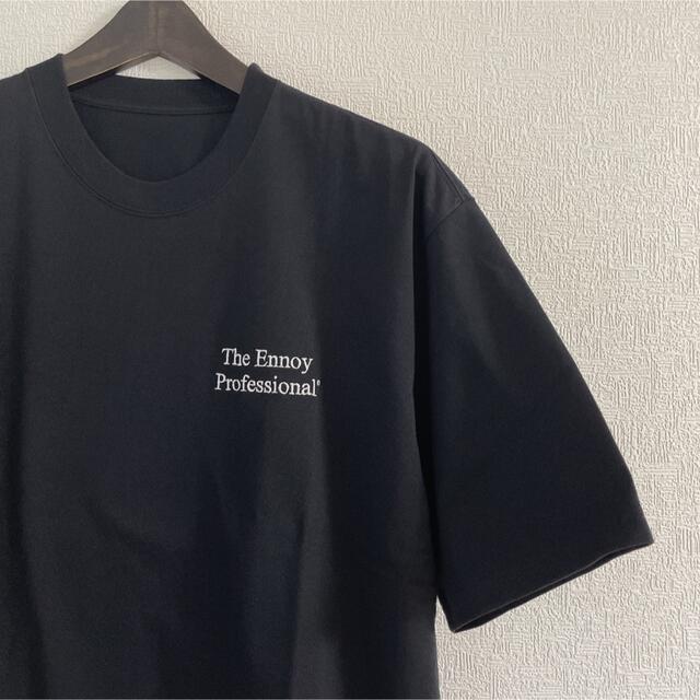 エンノイ　白Tシャツ　袖ロゴ　Mサイズ